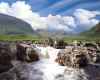 000394 GB: Waterfall in Glen Etive
